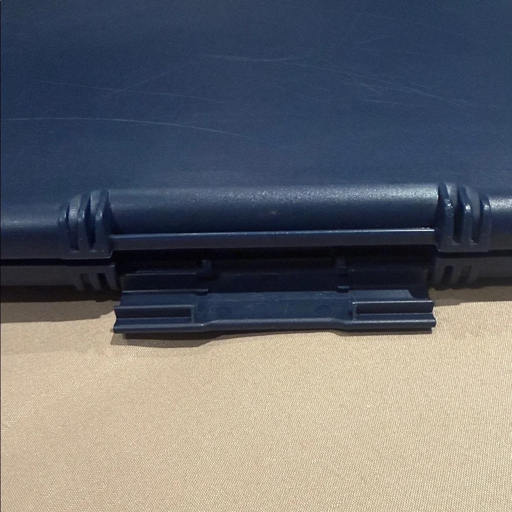 Navy Blue Plastic Clipboard with Metal Clip